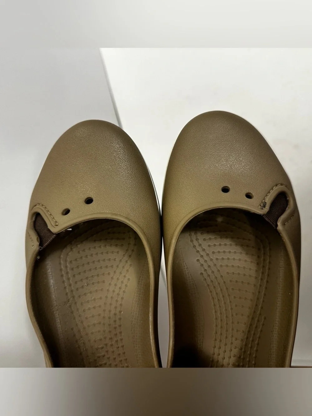 Crocs CROCBAND Prima Ballerina Ballet Flats Casual Comfort Shoes - Women’s Sz 10